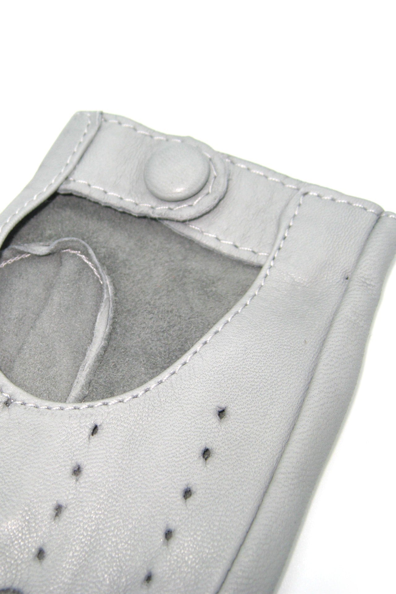 sermoneta-gloves-guanto-guida-sfoderato-dita-intere-2bt-grigio-perla-in-nappa image 4