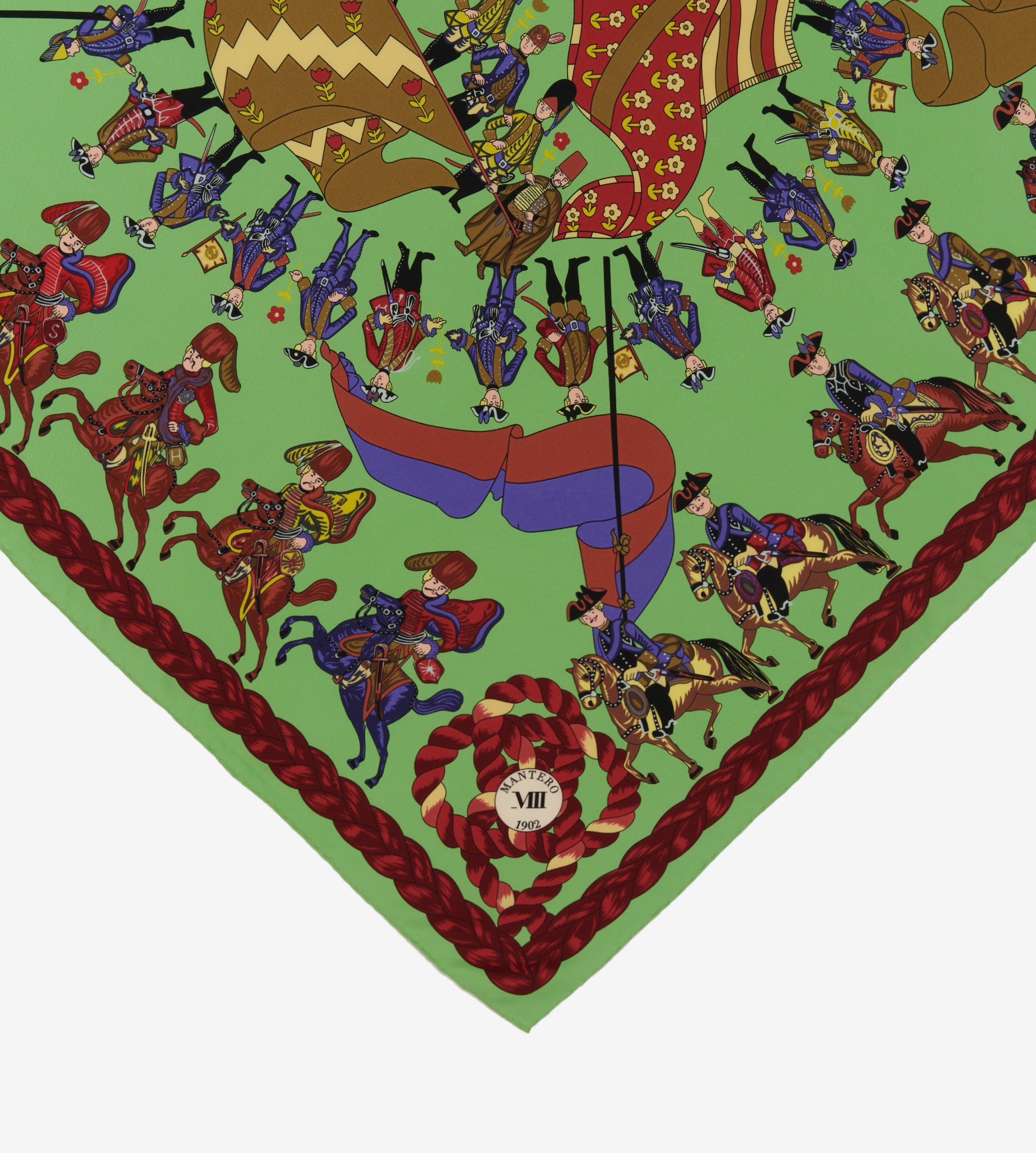 mantero-1902-archivio-n-51-risiko-foulard-classico-90x90-cm image 2