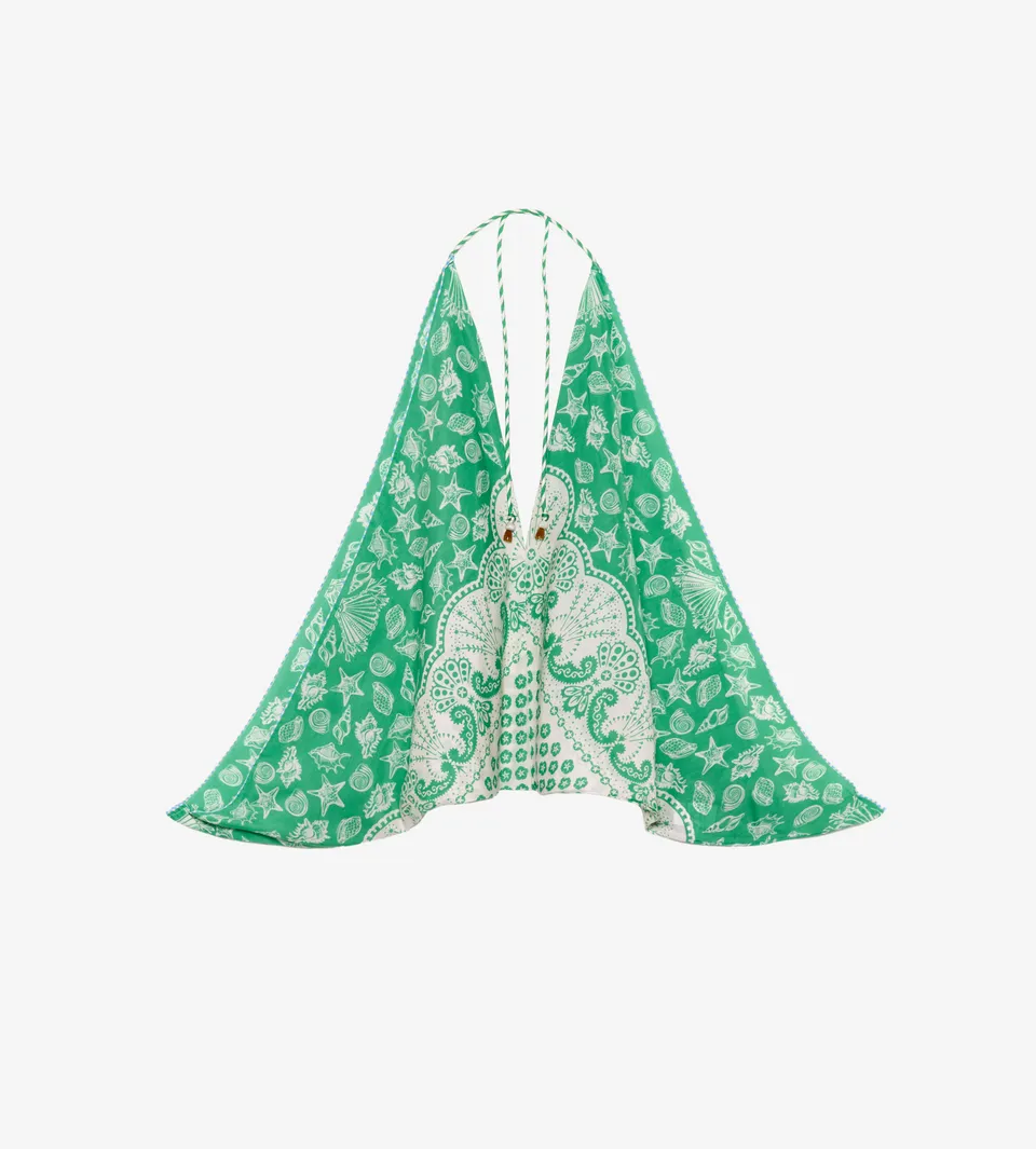 mantero-1902-erita-top-da-foulard-90x90-cm-taglia-unica image 1