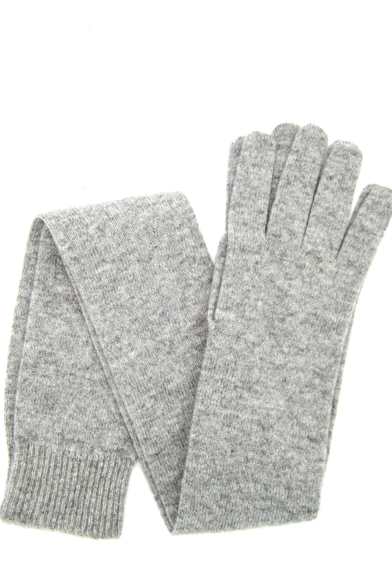 sermoneta-gloves-guanto-16bt-in-cashmere-100-grigio-chiaro image 1