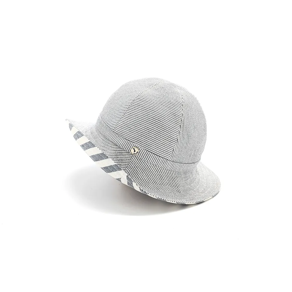 doria-1905-didot-summer-cloche-reversibile-a-righe-cotone image 1