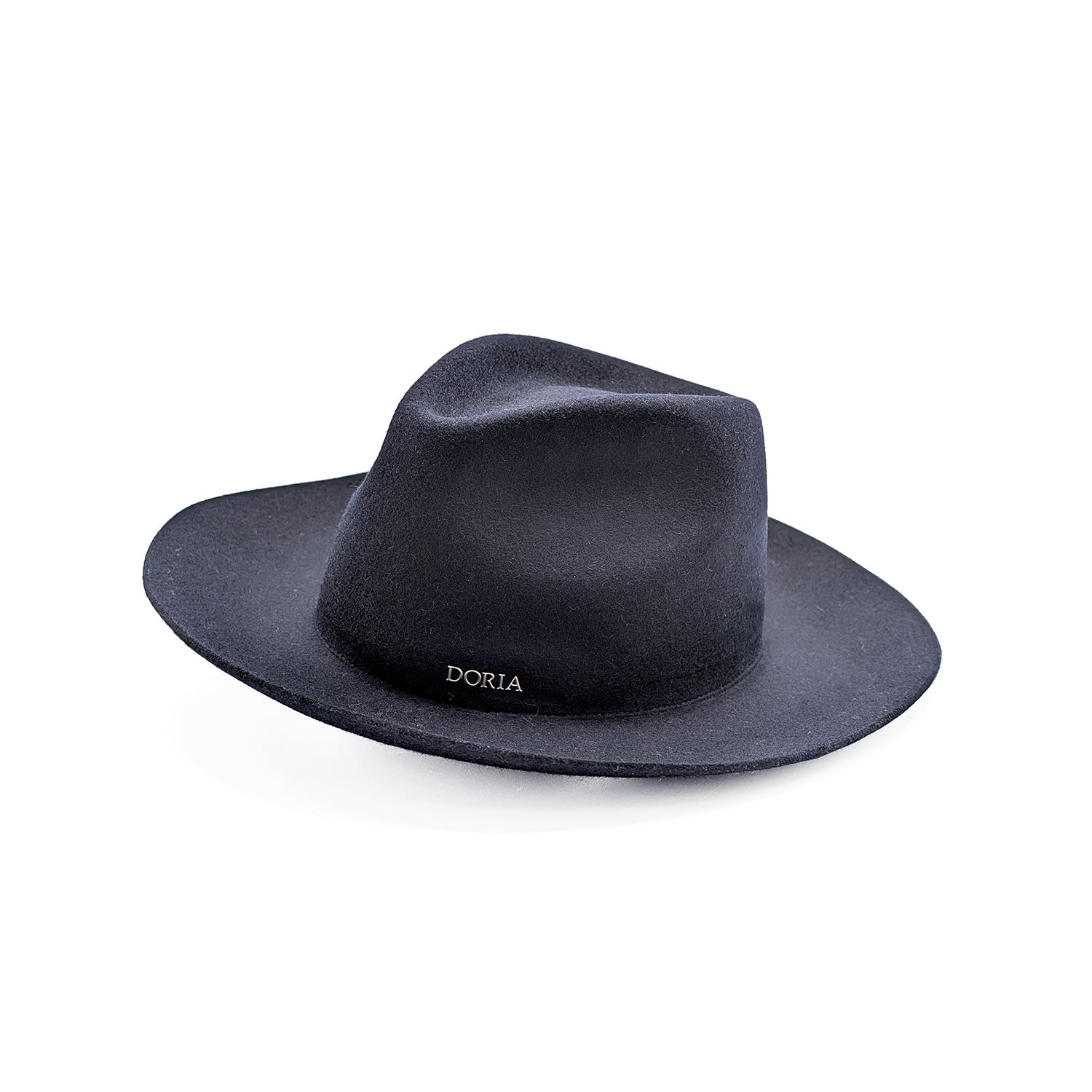 doria-1905-montana-cappello-drop-tesa-piatta-feltro-blu-notte image 1