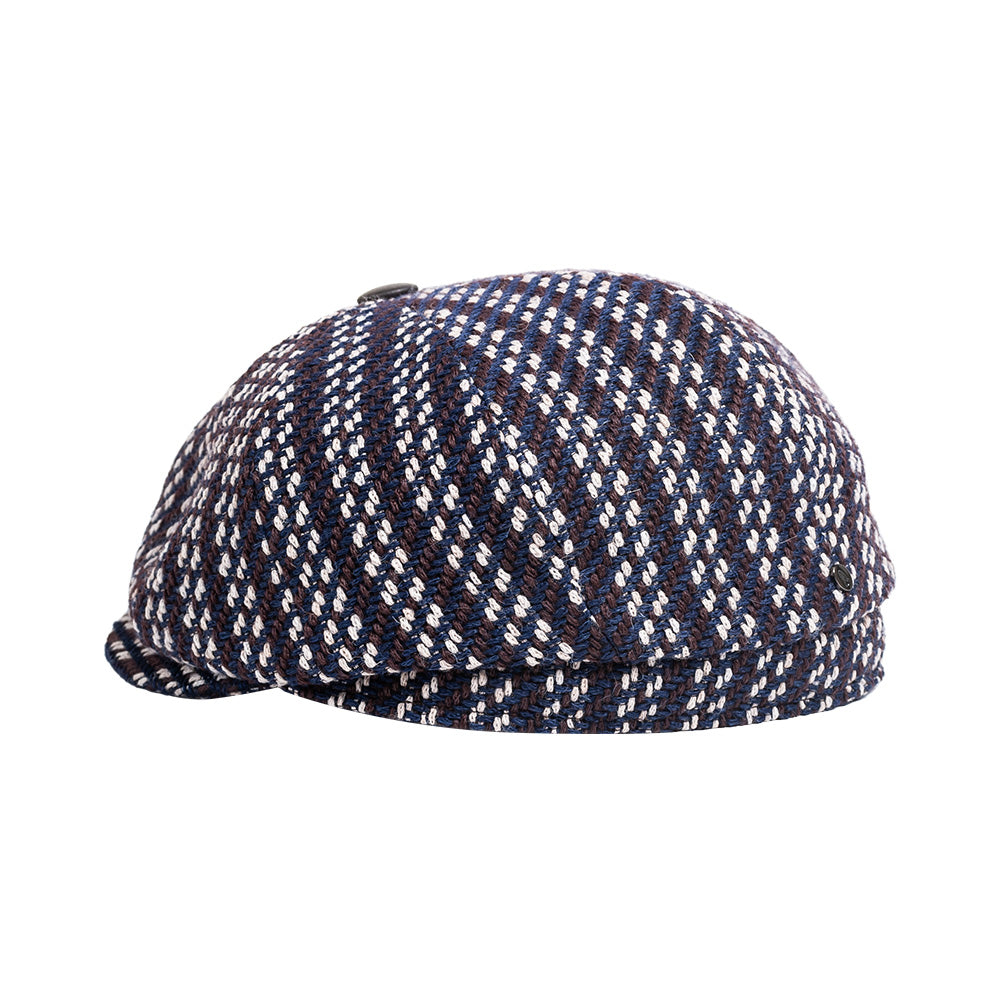doria-1905-shelby-berretto-newsboy-cap-in-tweed-tartan image 3