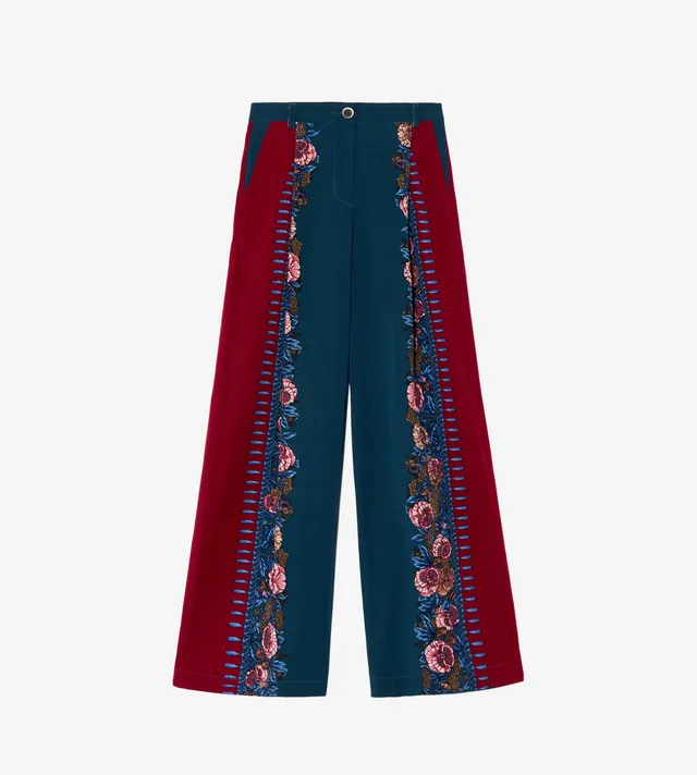 mantero-1902-colette-pantaloni-a-palazzo-2 image 1