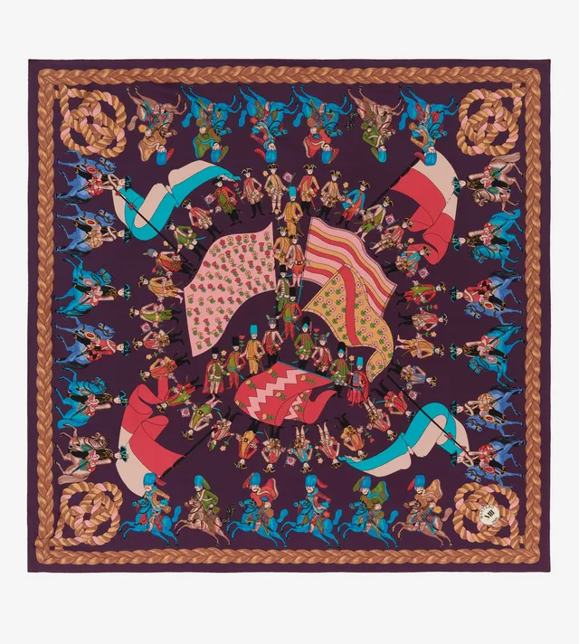 mantero-1902-archivio-n-51-risiko-classic-carr-90x90-cm-2 image 1