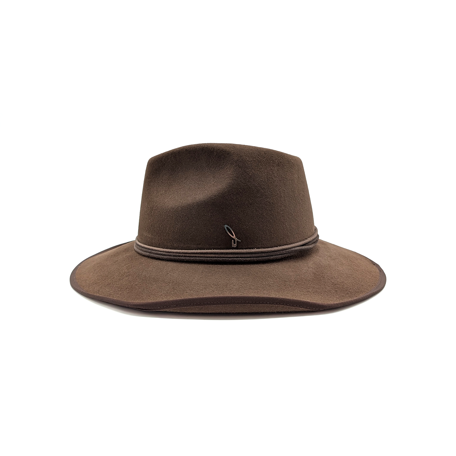 doria-1905-jesse-cappello-western-drop-in-feltro-lapin-marrone image 3