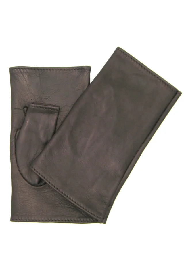 sermoneta-gloves-manicotto-in-nappa-2bt-foderato-in-seta-t-moro image 1