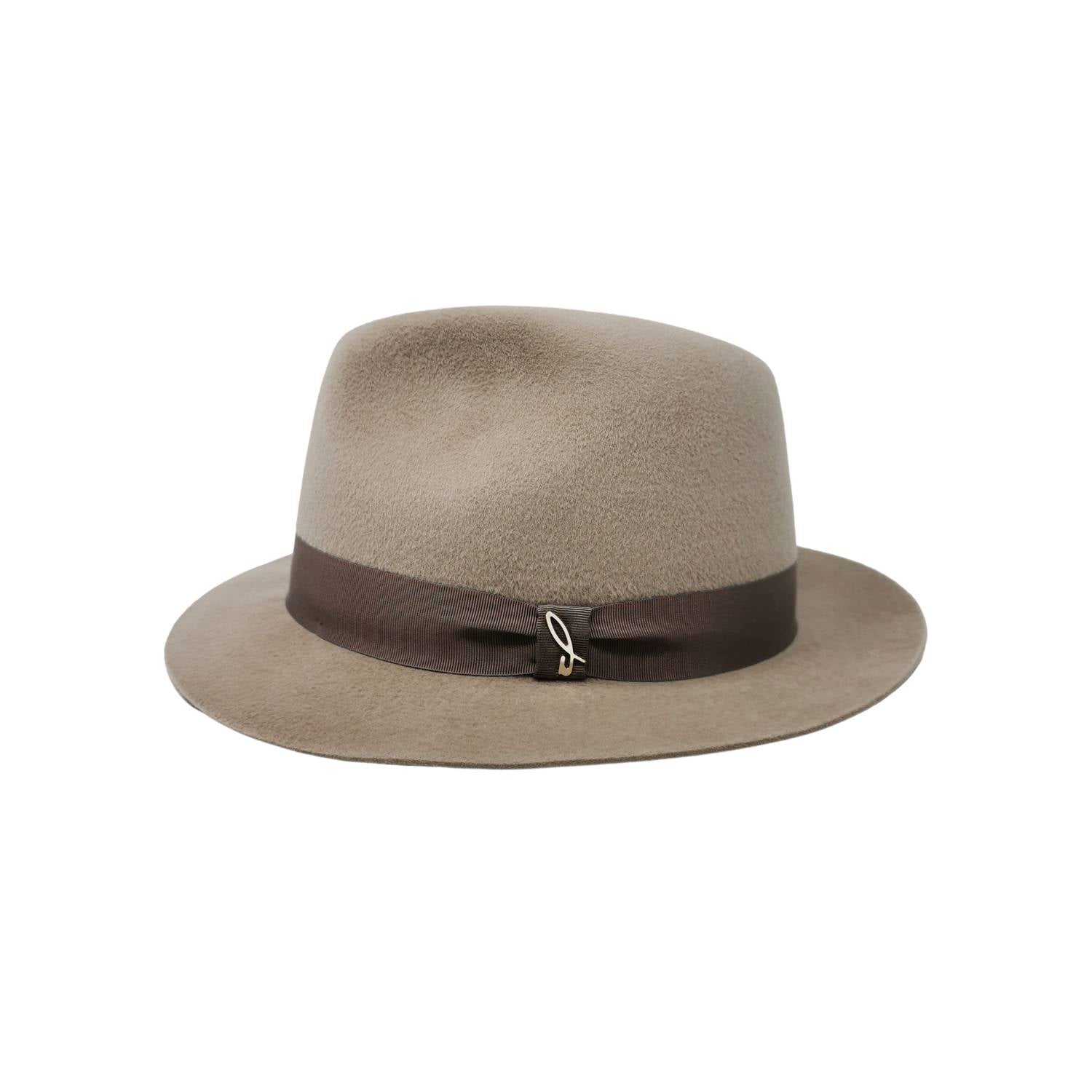 doria-1905-vittorio-cappello-fedora-feltro-lapin-velour-beige image 2