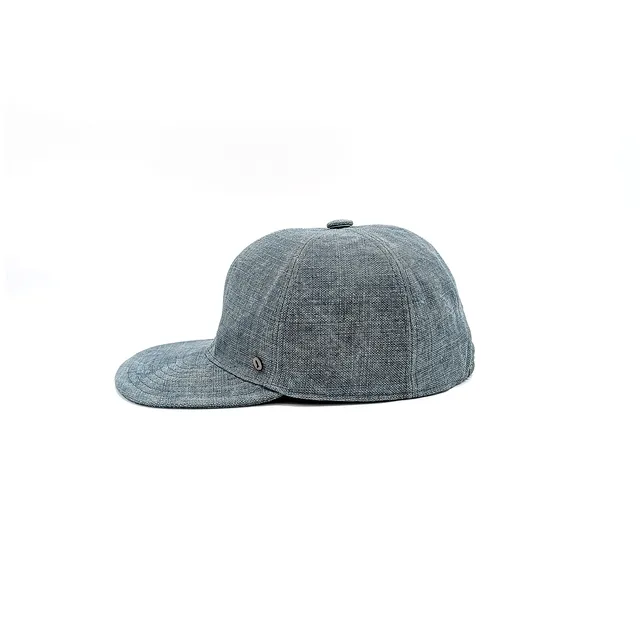 doria-1905-tender-berretto-baseball-arrotolabile-lino-indigo image 1