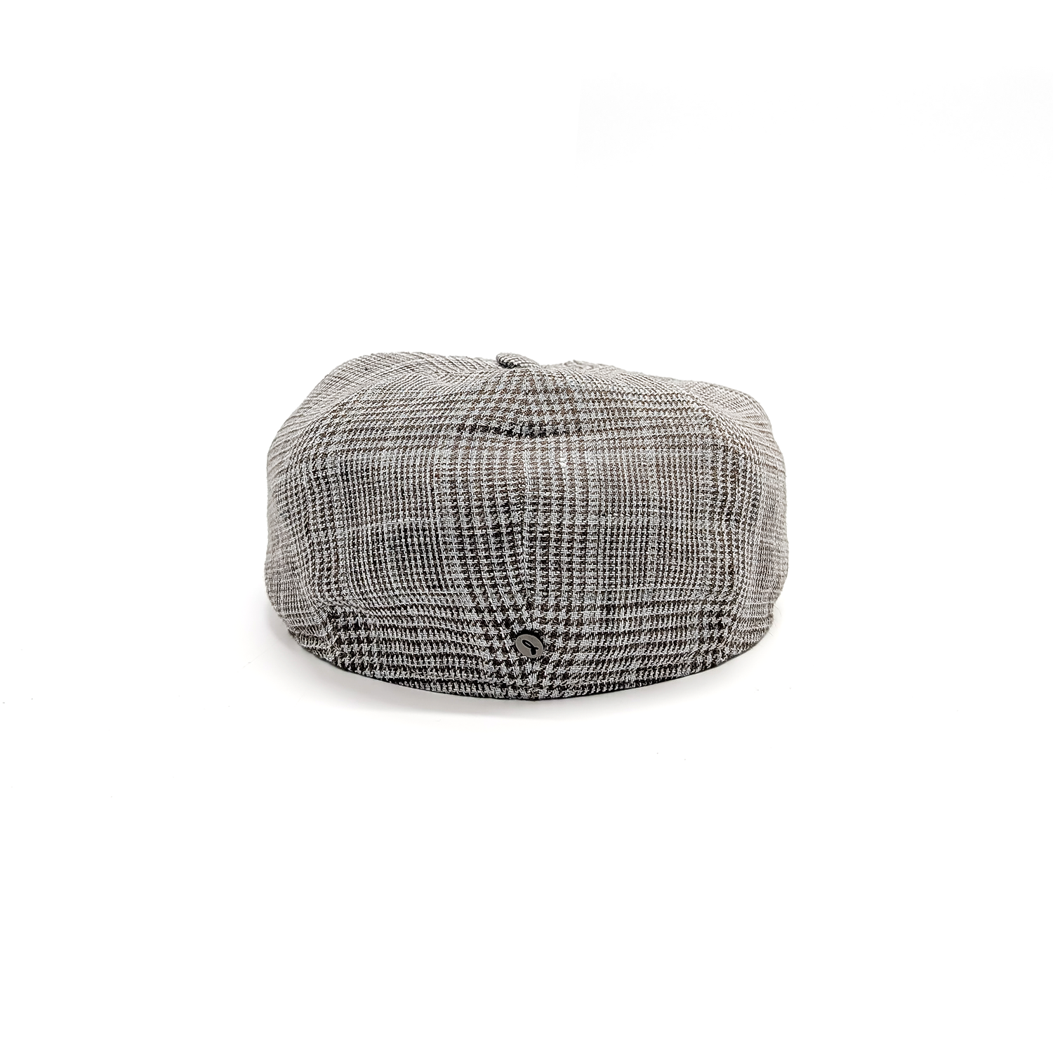 doria-1905-gatsby-berretto-a-spicchi-principe-di-galles-lino-grigio image 4