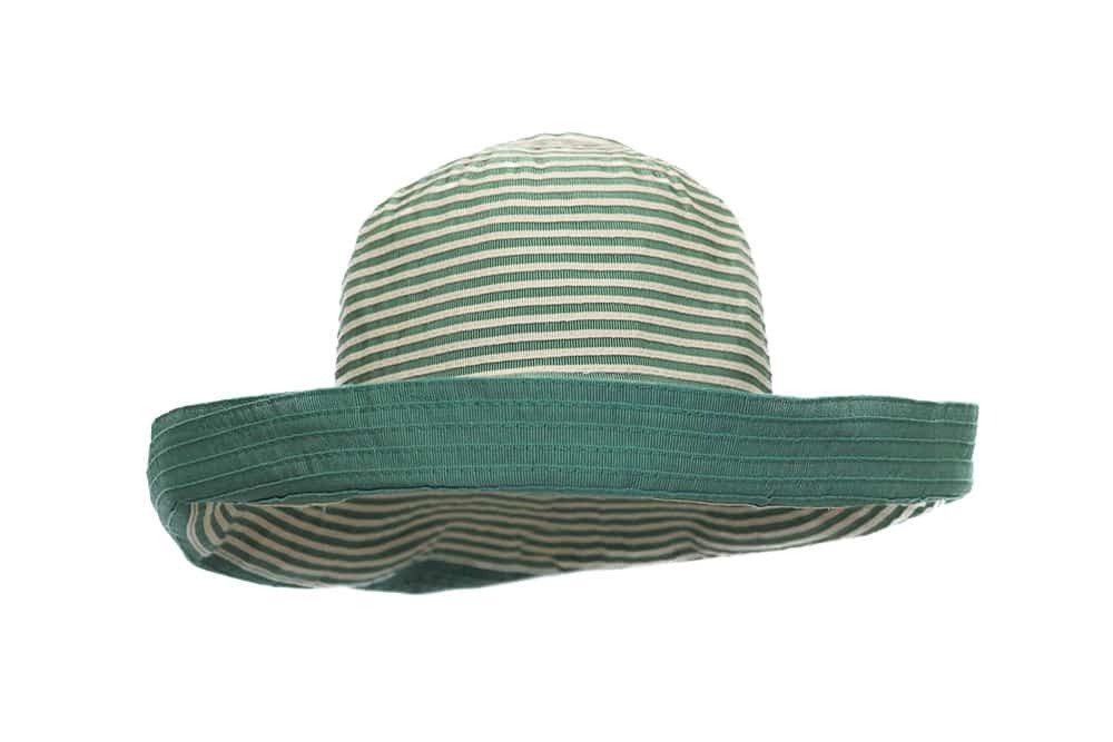 grevi-melissa-cappello-cloche-in-nastro-gros-grain-a-righe image 1