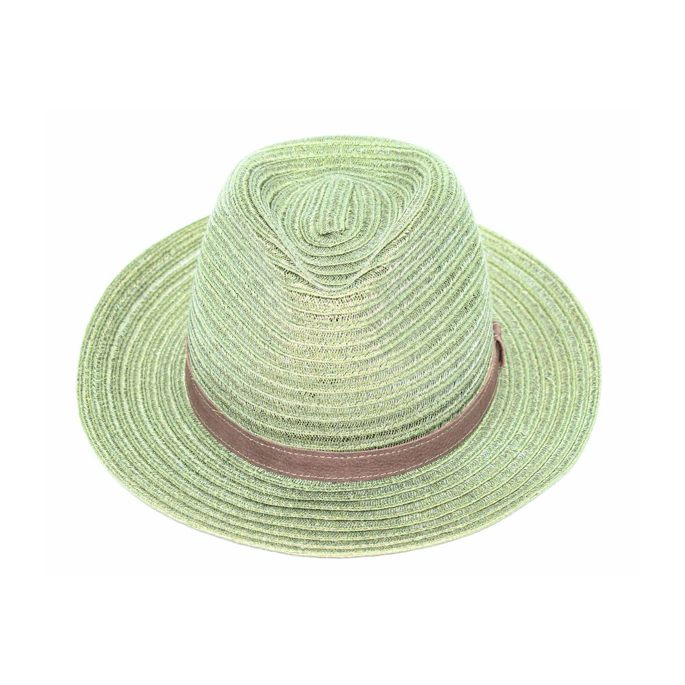 doria-1905-orlando-drop-cappello-in-treccia-di-canapa-cuoio image 2