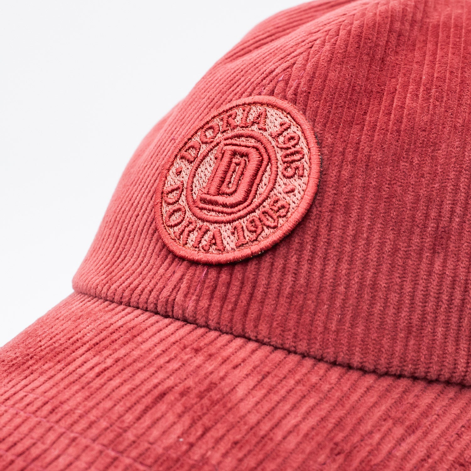 doria-1905-icon-cappello-da-baseball-in-velluto-di-cotone-rosso-marsala image 3