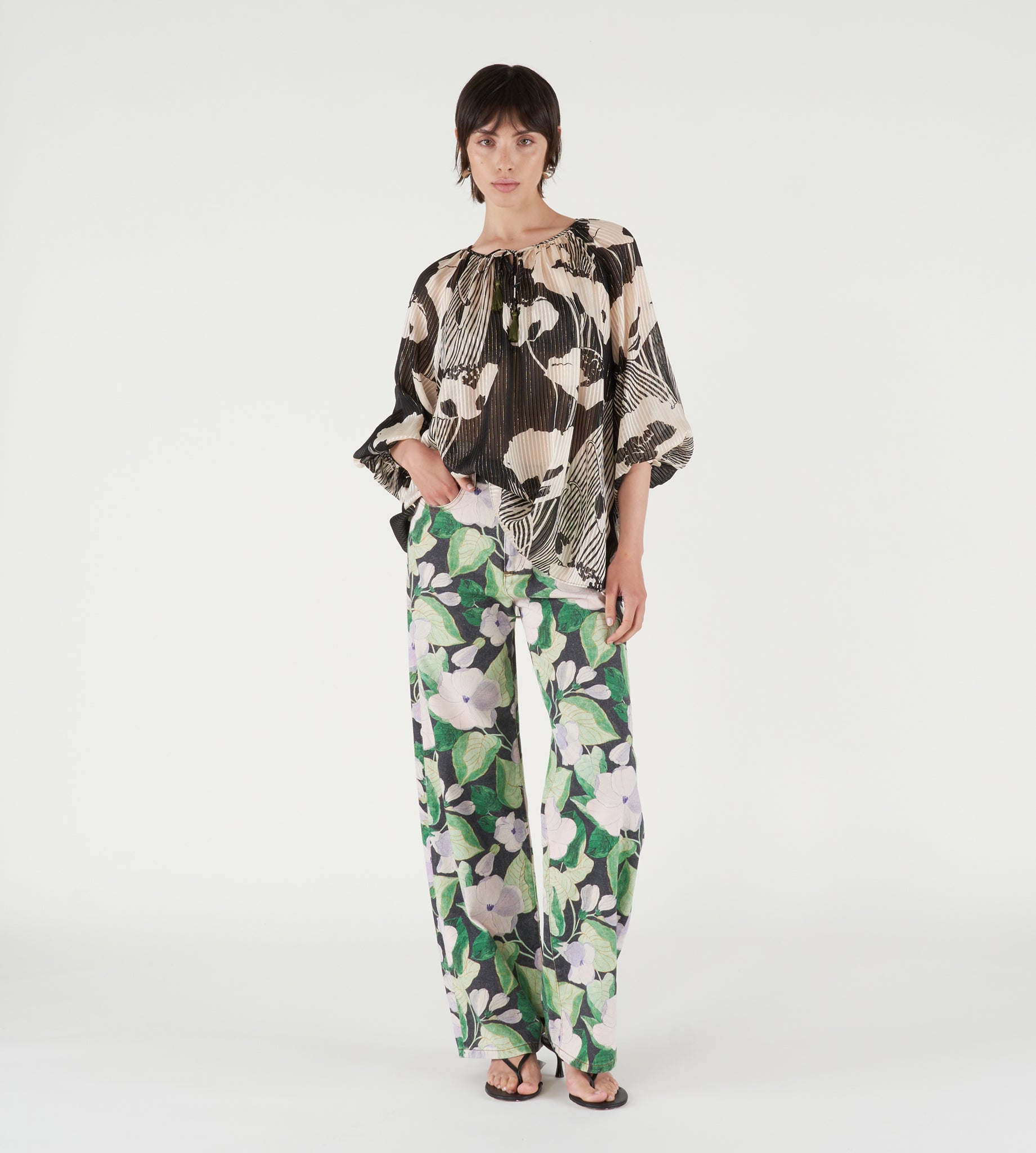 blusa-lolita-mantero-1902-seta-lurex-con-manica-raglan-e-laccini-made-in-italy image 2