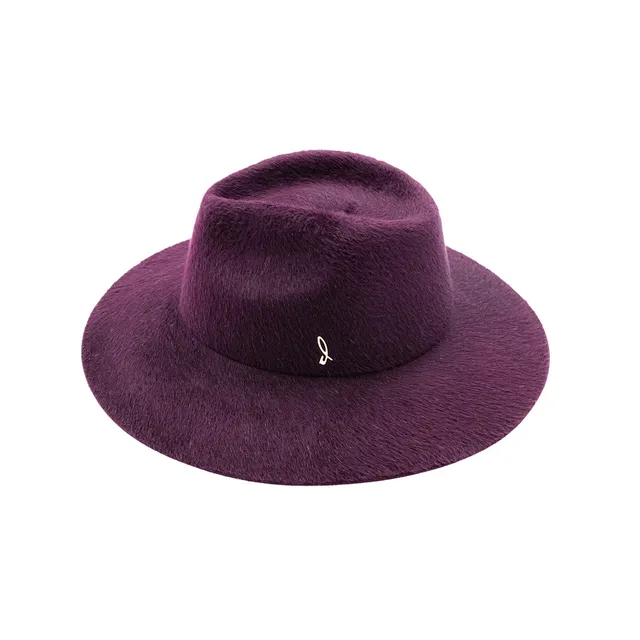 doria-1905-drop-cappello-tesa-larga-feltro-lapin-melousine-vinaccia image 1