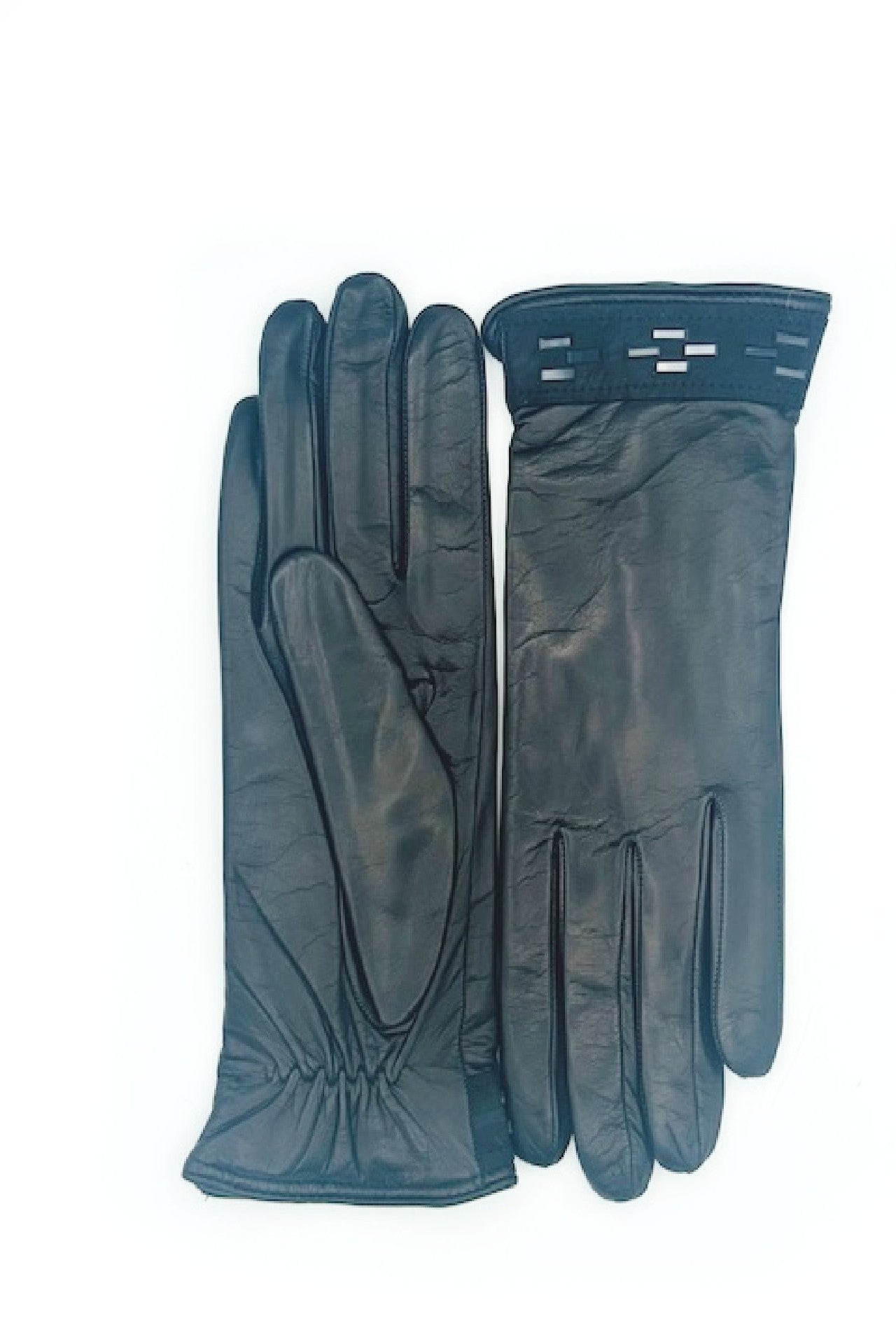sermoneta-gloves-guanto-in-nappa-con-applicazione-al-polso-2bt-nero image 2