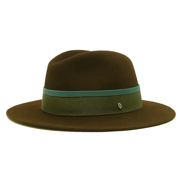 doria-1905-ike-vittorio-cappello-fedora-in-feltro-di-lapin-superior-marrone-fang image 1