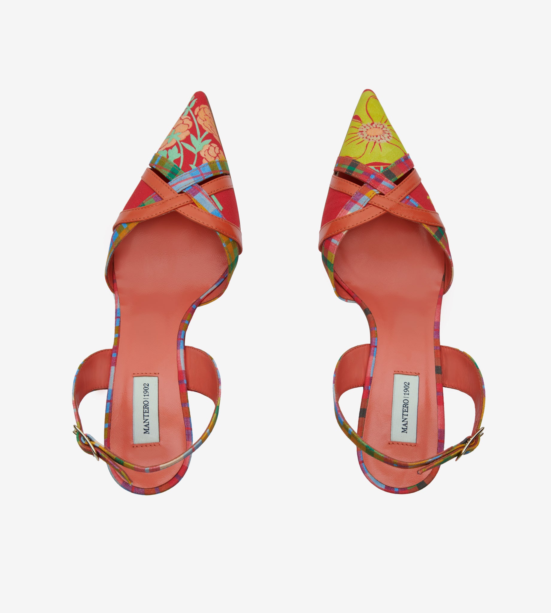 mantero-1902-peonia-slingback-in-cotone image 5