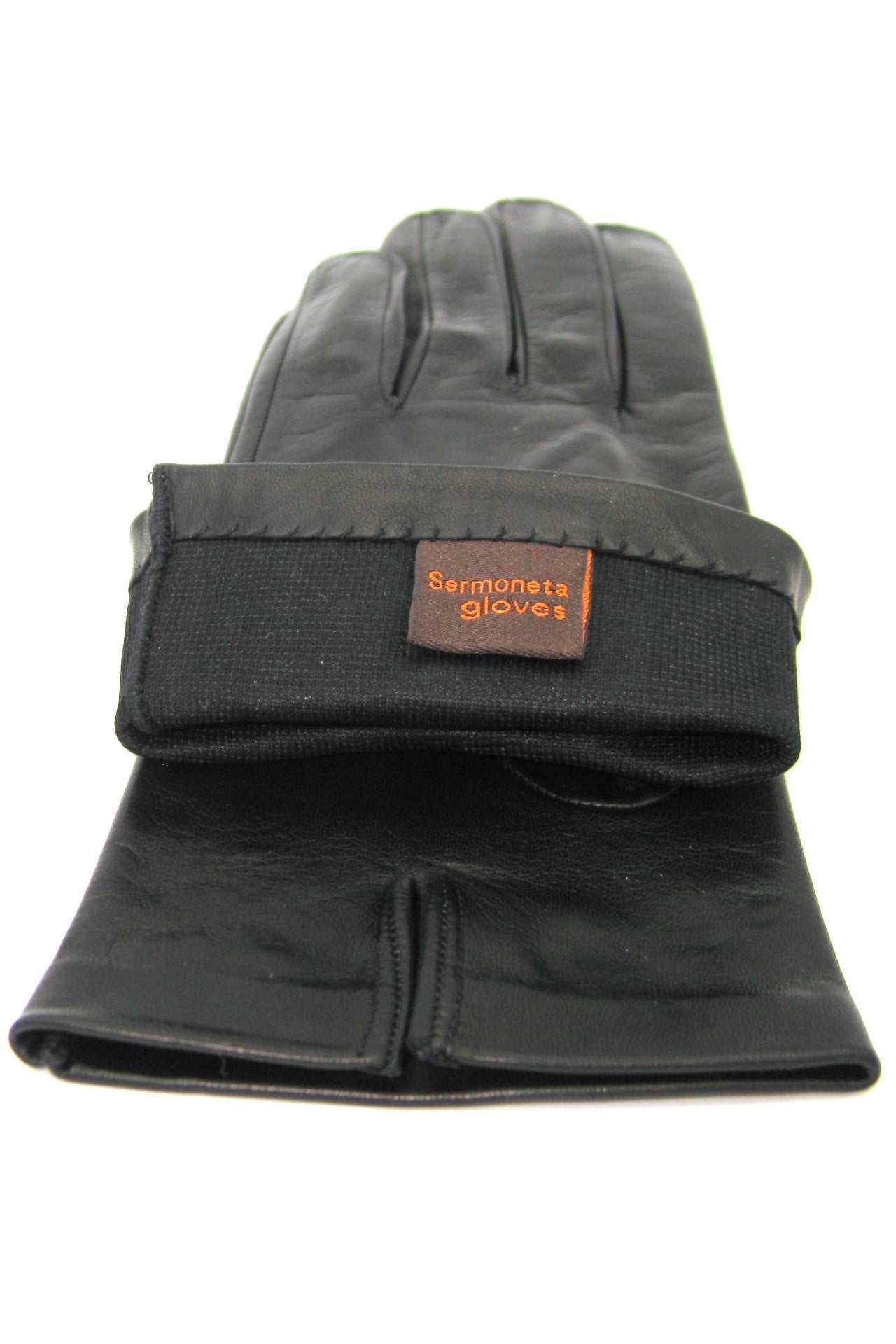 sermoneta-gloves-guanto-classico-da-donna-in-nappa-foderato-seta-nero image 4