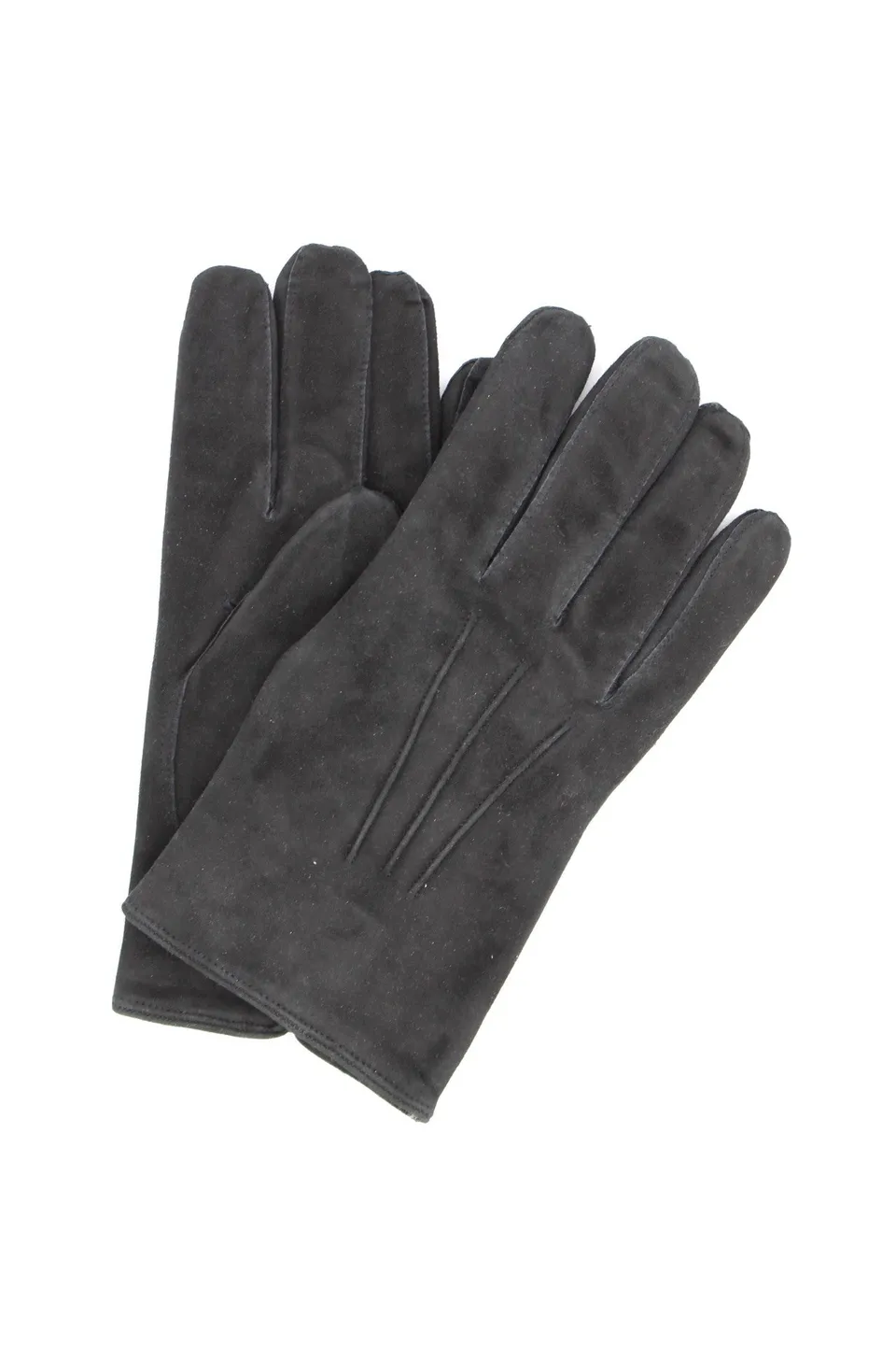 sermoneta-gloves-guanto-uomo-classico-2bt-in-pelle-scamosciata-con-fodera-in-cas image 1