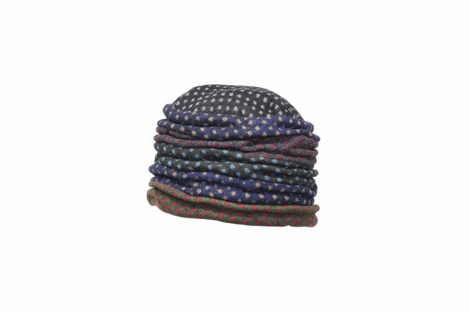 grevi-alicia-cloche-toque-in-lana-multicolore-fatta-a-mano image 1