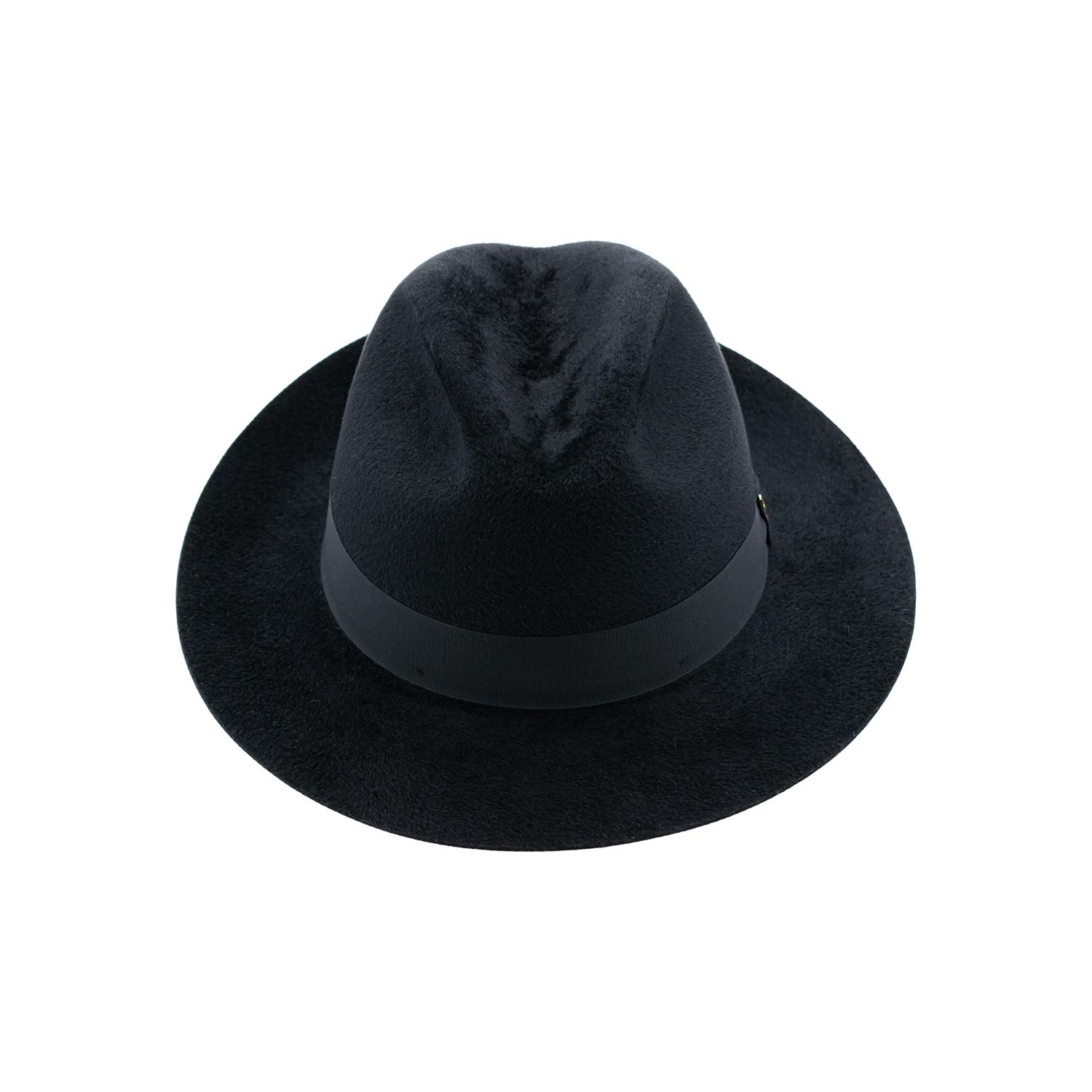 doria-1905-roberto-cappello-fedora-in-feltro-di-lapin-rasato-nero-2 image 3