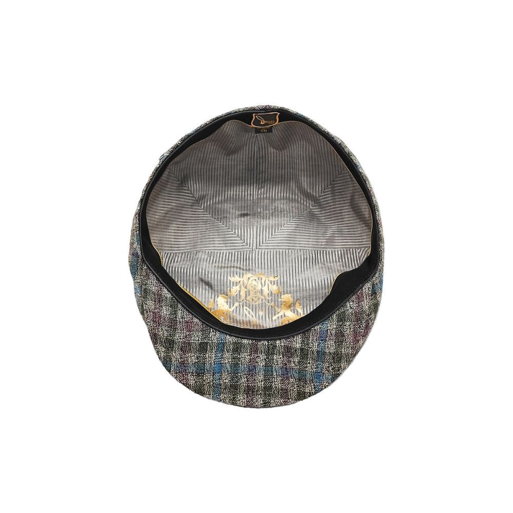 doria-1905-felix-coppola-a-piatto-in-tela-scacchi-multicolor image 4
