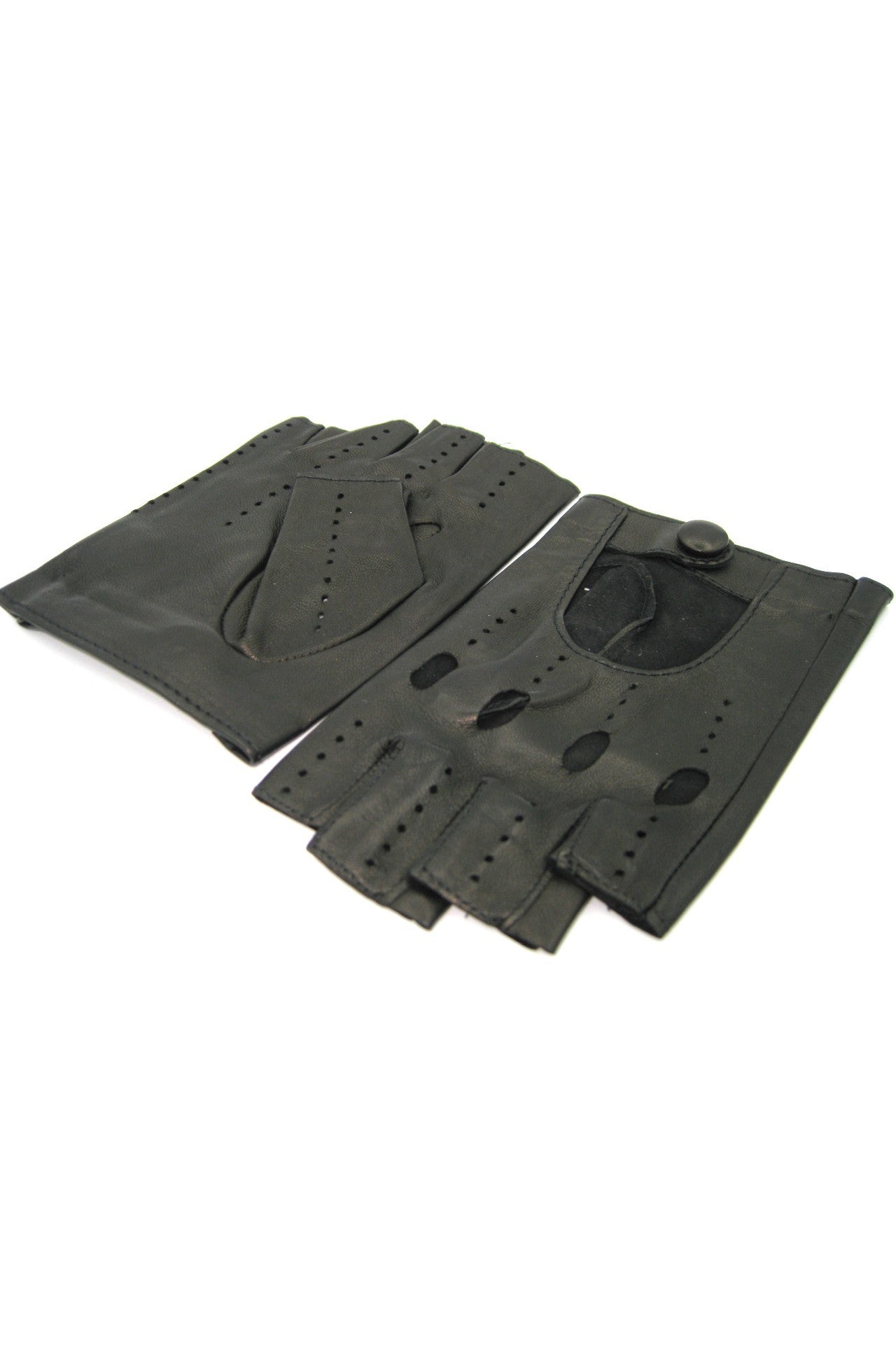 sermoneta-gloves-guanto-da-guida-2bt-in-nappa-mezze-dita-nero image 3