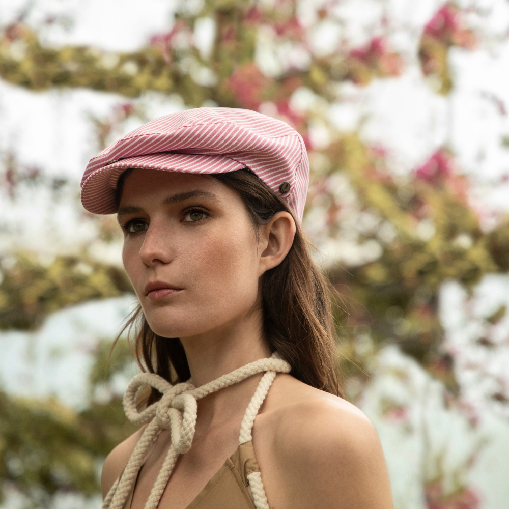 doria-1905-coppola-skinny-canvas-cotone-rosa-tufo-anni-90 image 2