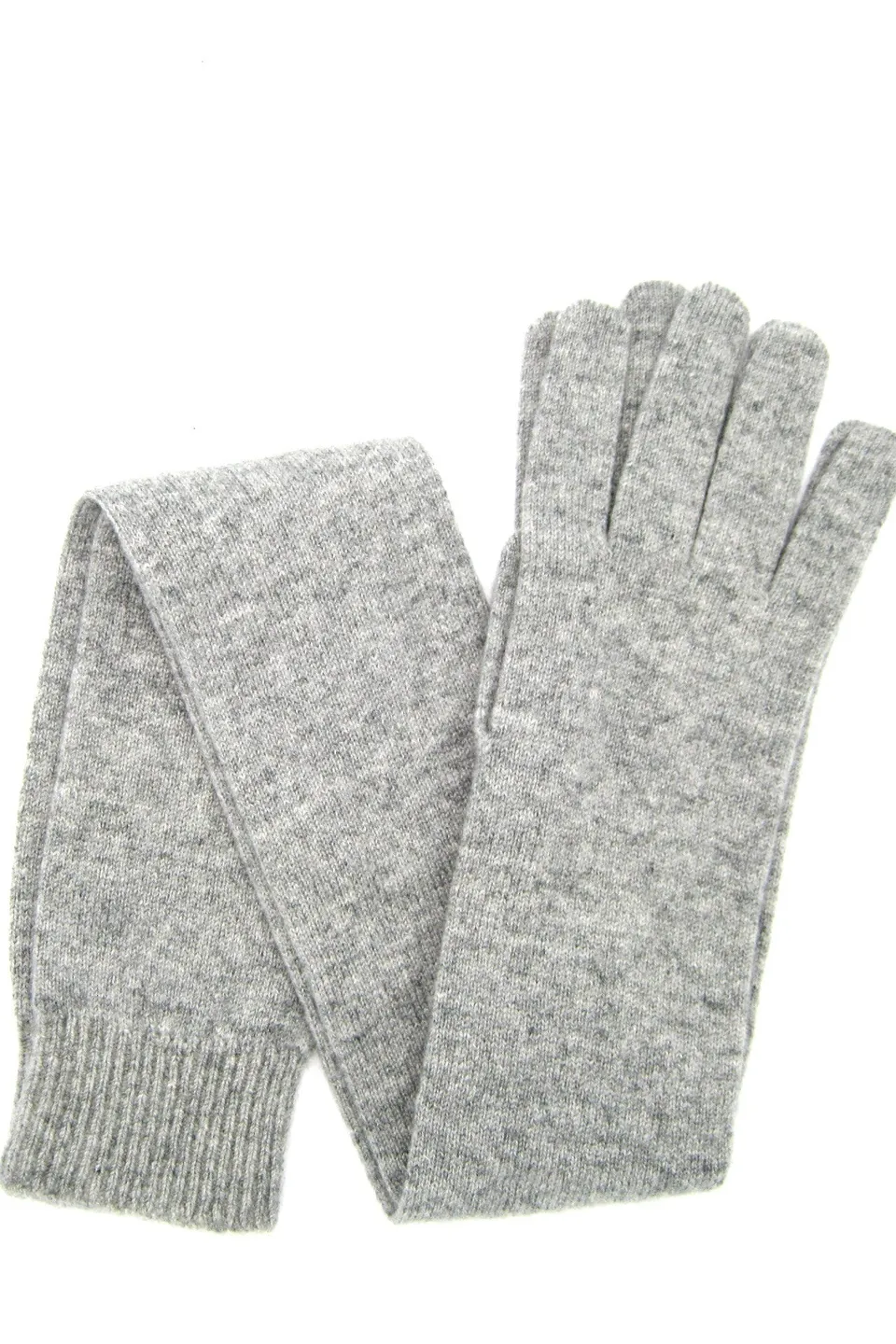 sermoneta-gloves-guanto-16bt-in-cashmere-100-grigio-chiaro image 1