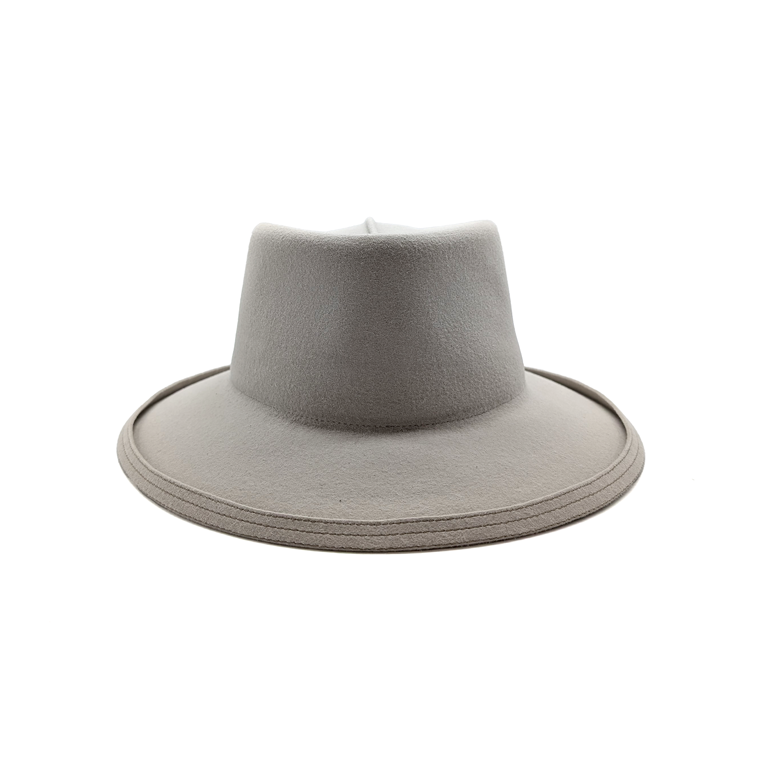 doria-1905-cappello-feltro-lapin-rasato-grigio-gesso-con-cinturino-pelle image 5
