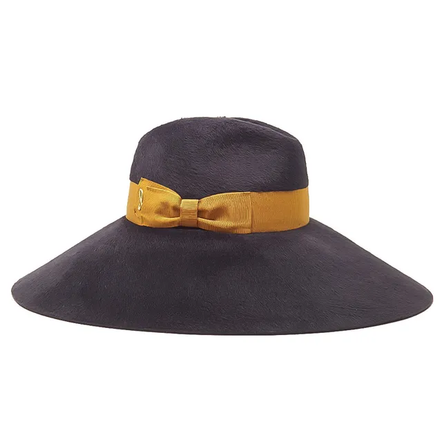 doria-1905-katerina-cappello-fedora-in-feltro-special-velour-tesa-larga image 1