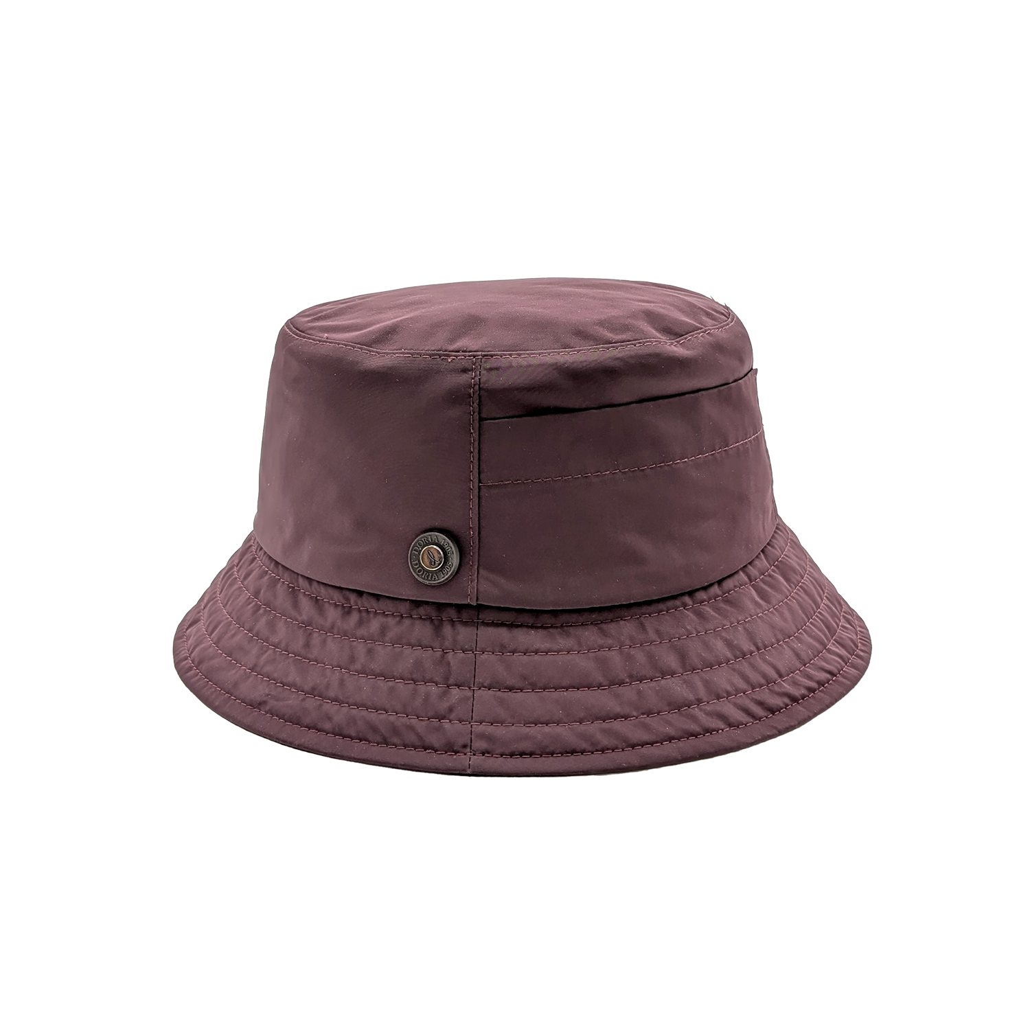 doria-1905-boris-berretto-bucket-impermeabile-negroamaro-piuma-d-oca image 1