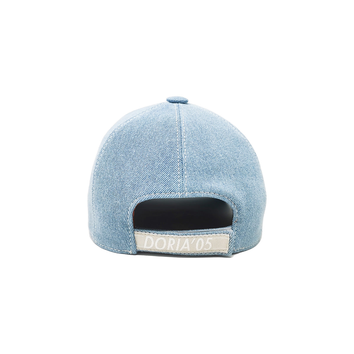doria-1905-john-d-cappello-baseball-in-denim-chiaro-con-fodera-bauxite image 3