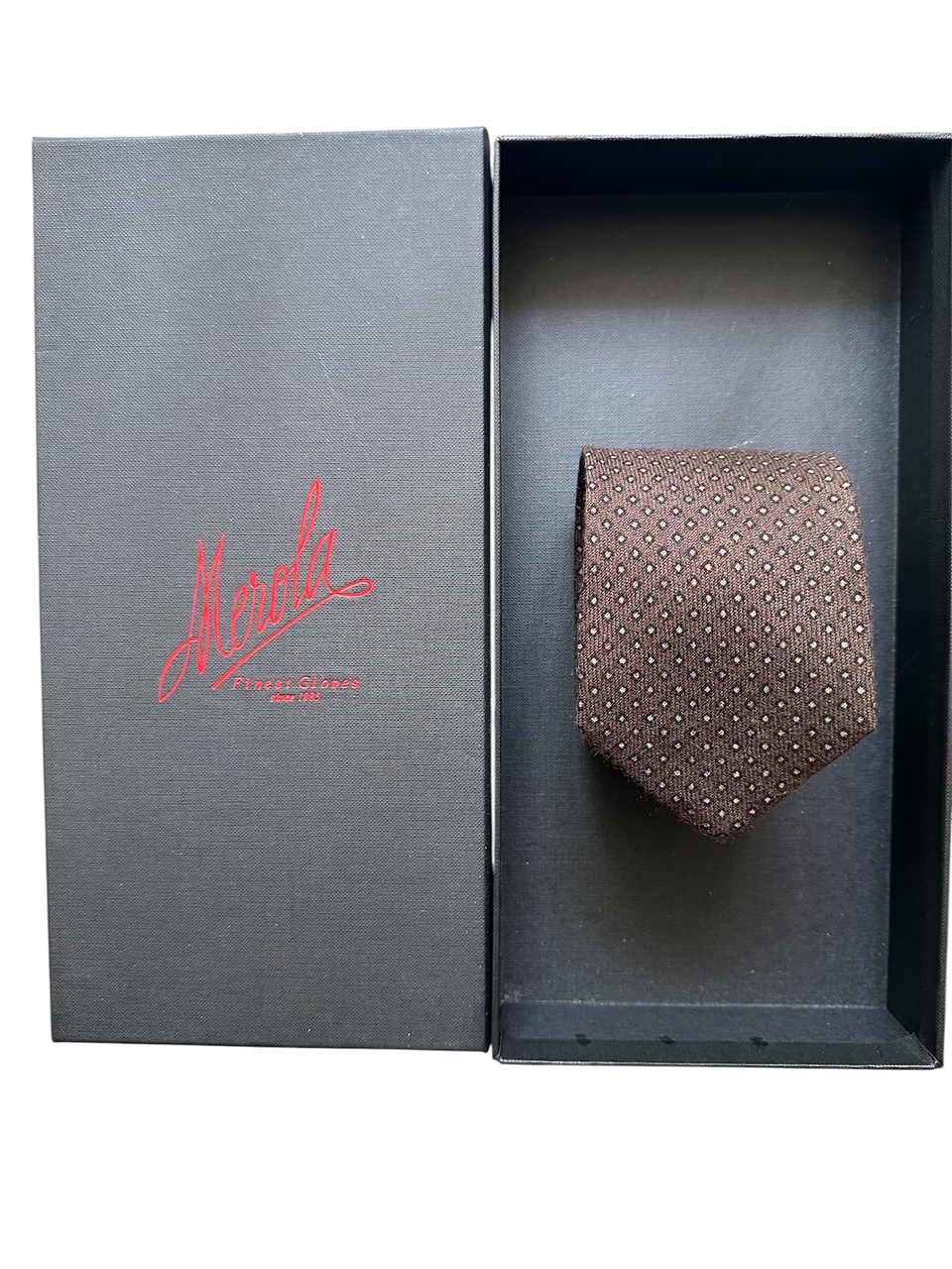 merola-gloves-exclusive-archive-cravatta-in-puro-cashmere-100-cm-8-5-x-148-made--2 image 1