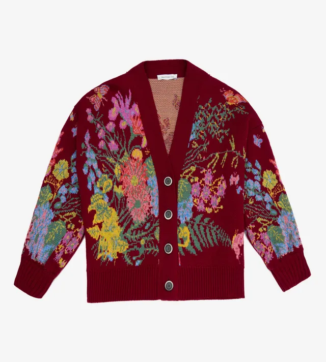 mantero-1902-claude-cardigan-oversize-in-lana-jacquard image 1