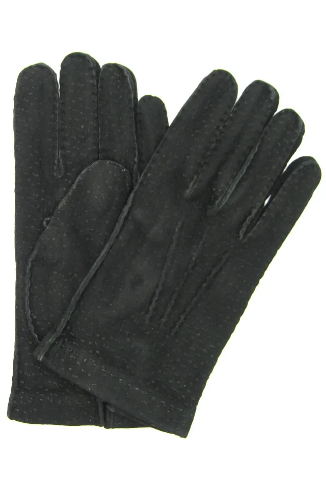 sermoneta-gloves-guanto-in-carpinchos-sfoderato-cucito-a-mano-nero image 1