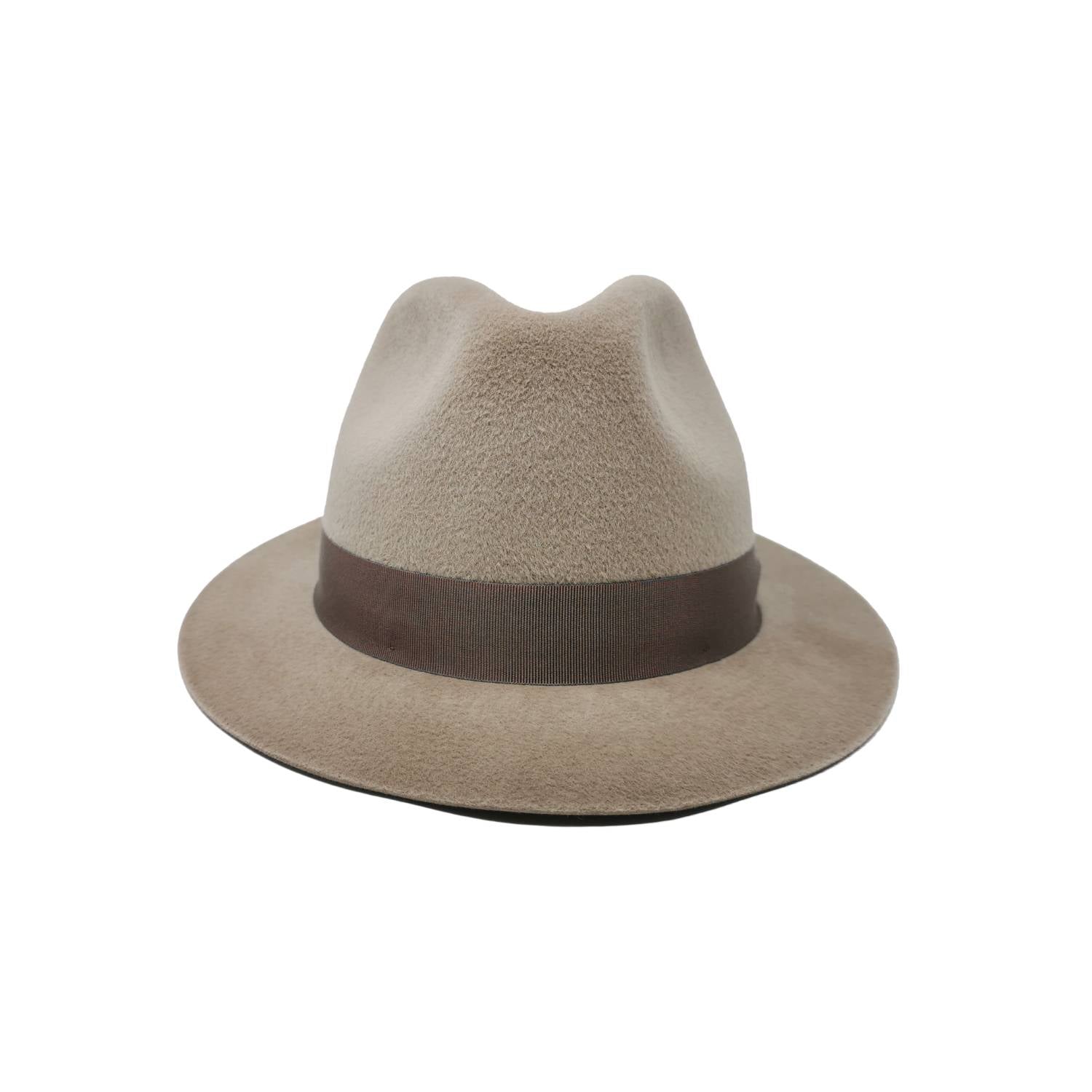 doria-1905-vittorio-cappello-fedora-feltro-lapin-velour-beige image 3