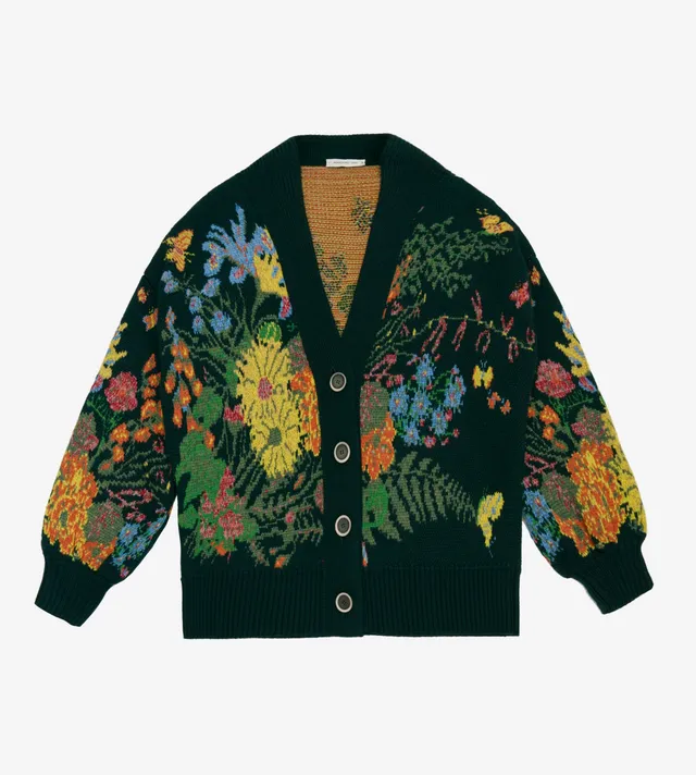 mantero-1902-claude-cardigan-oversize-in-jacquard-di-lana image 1