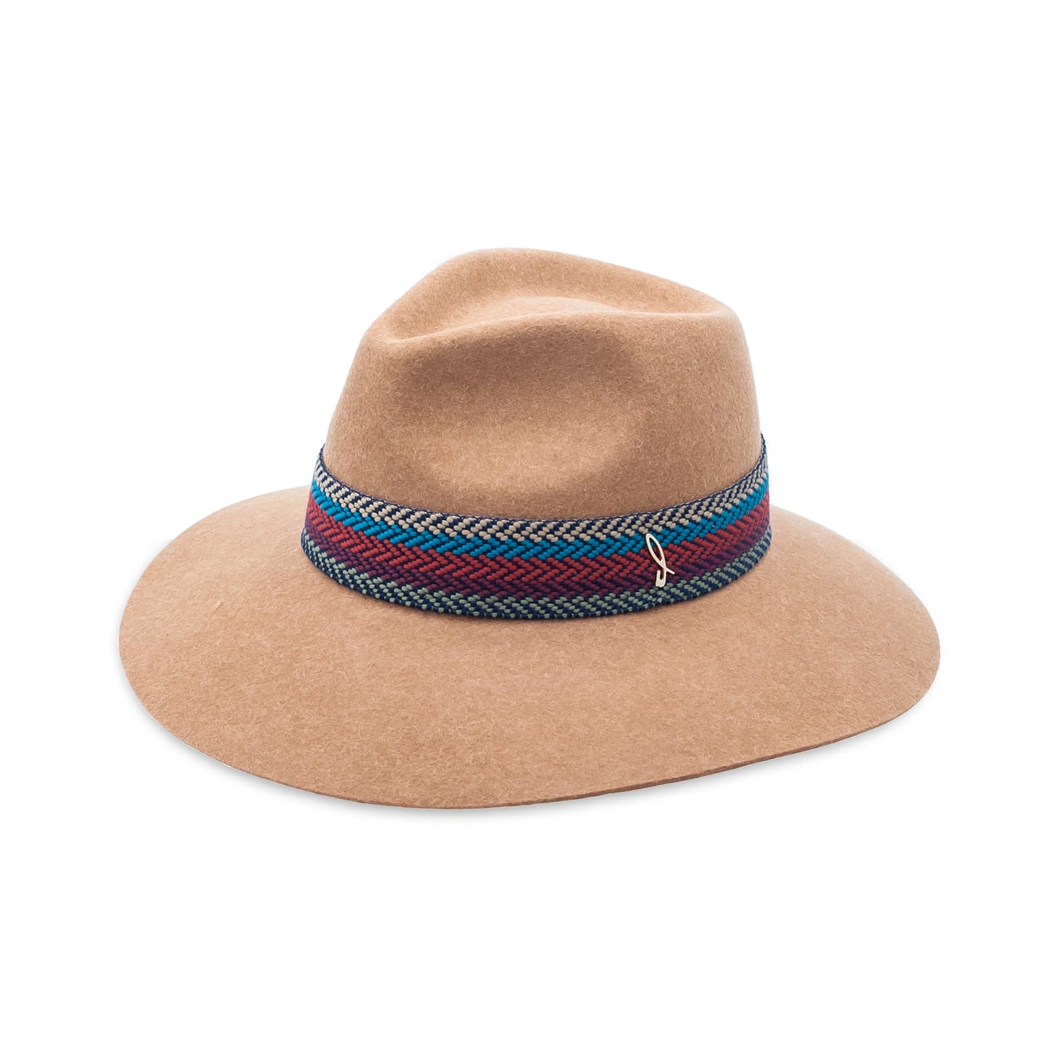 doria-1905-rachel-cappello-a-tesa-larga-in-feltro-di-lana-melange-marrone-cappuc image 1