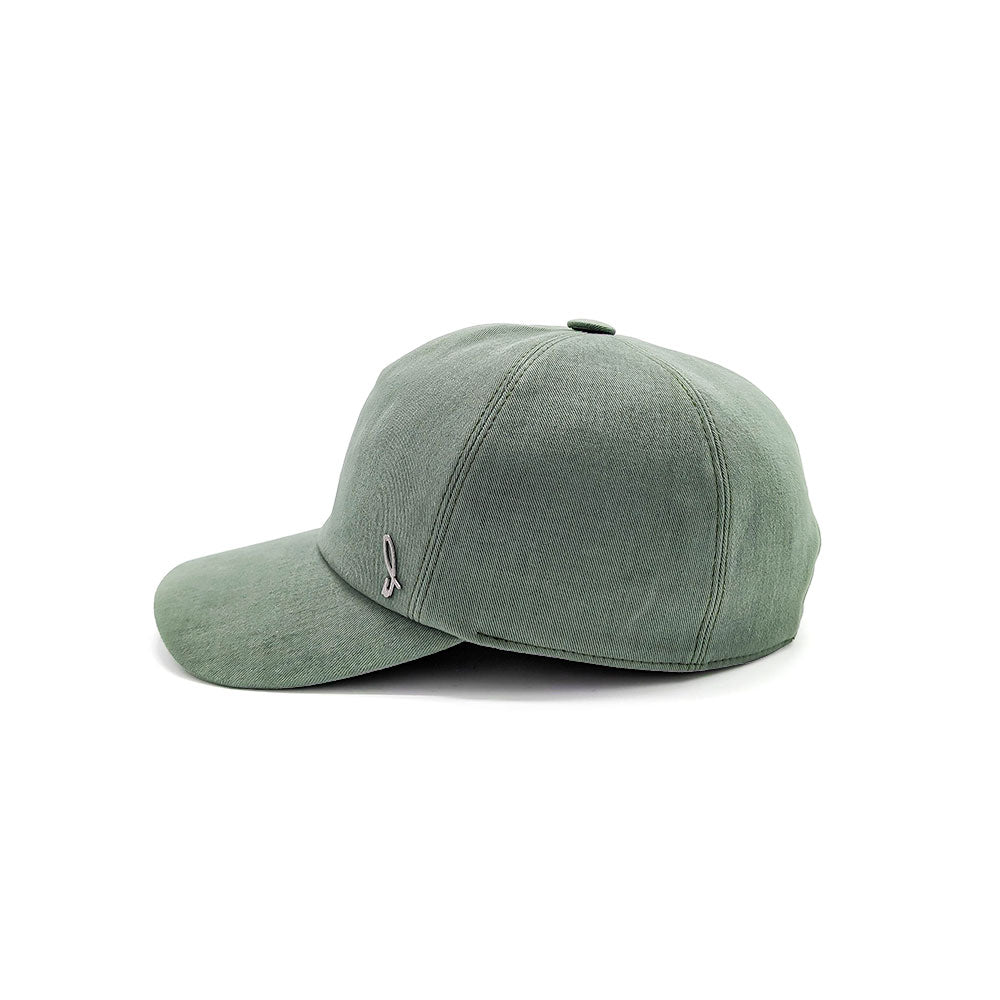 doria-1905-new-joe-cappello-da-baseball-trucker-in-cotone-verde-foglia image 3