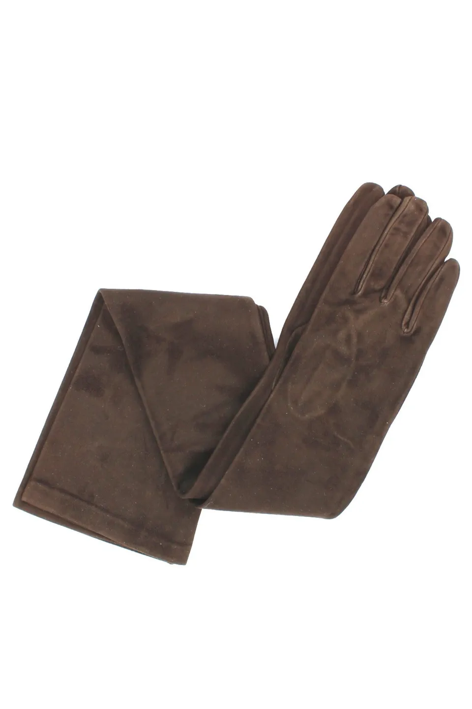 sermoneta-gloves-guanto-in-camoscio-foderato-in-seta-moro-lungo-oltre-il-gomito image 1