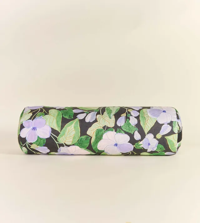 mantero-1902-zen-cuscino-bolster-cuscino-yoga-in-cotone-stampato-60x20-cm-edizio image 1