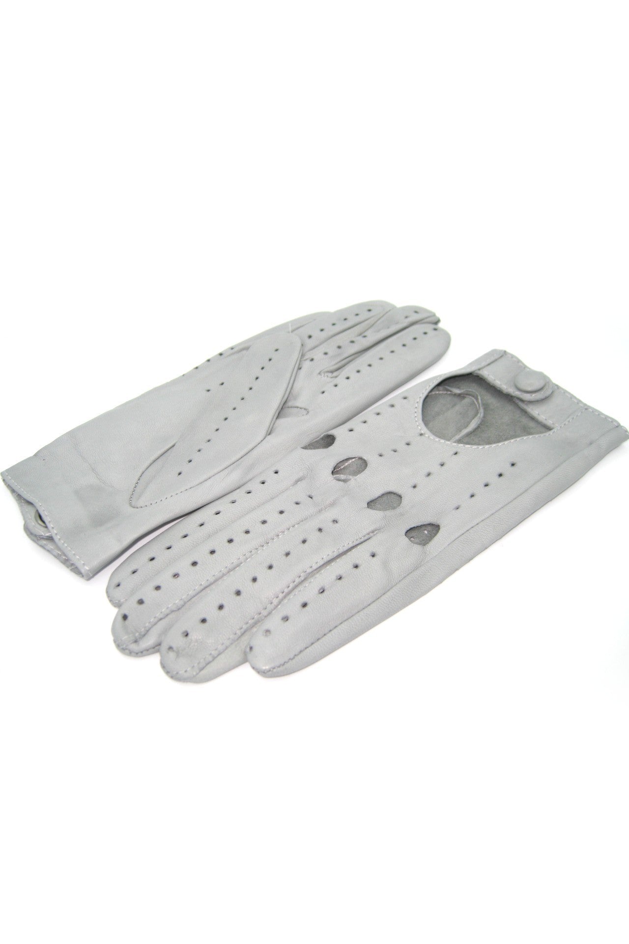 sermoneta-gloves-guanto-guida-sfoderato-dita-intere-2bt-grigio-perla-in-nappa image 3