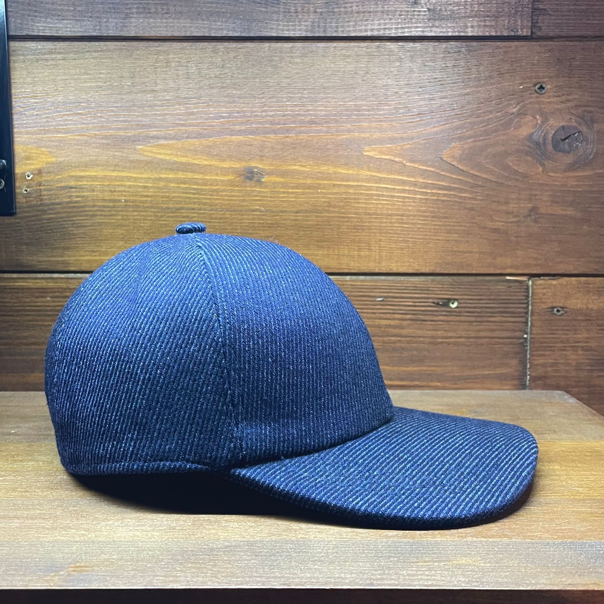cappellificio-biellese-1935-berretto-da-baseball-in-lana-blu-navy-subalpino image 3