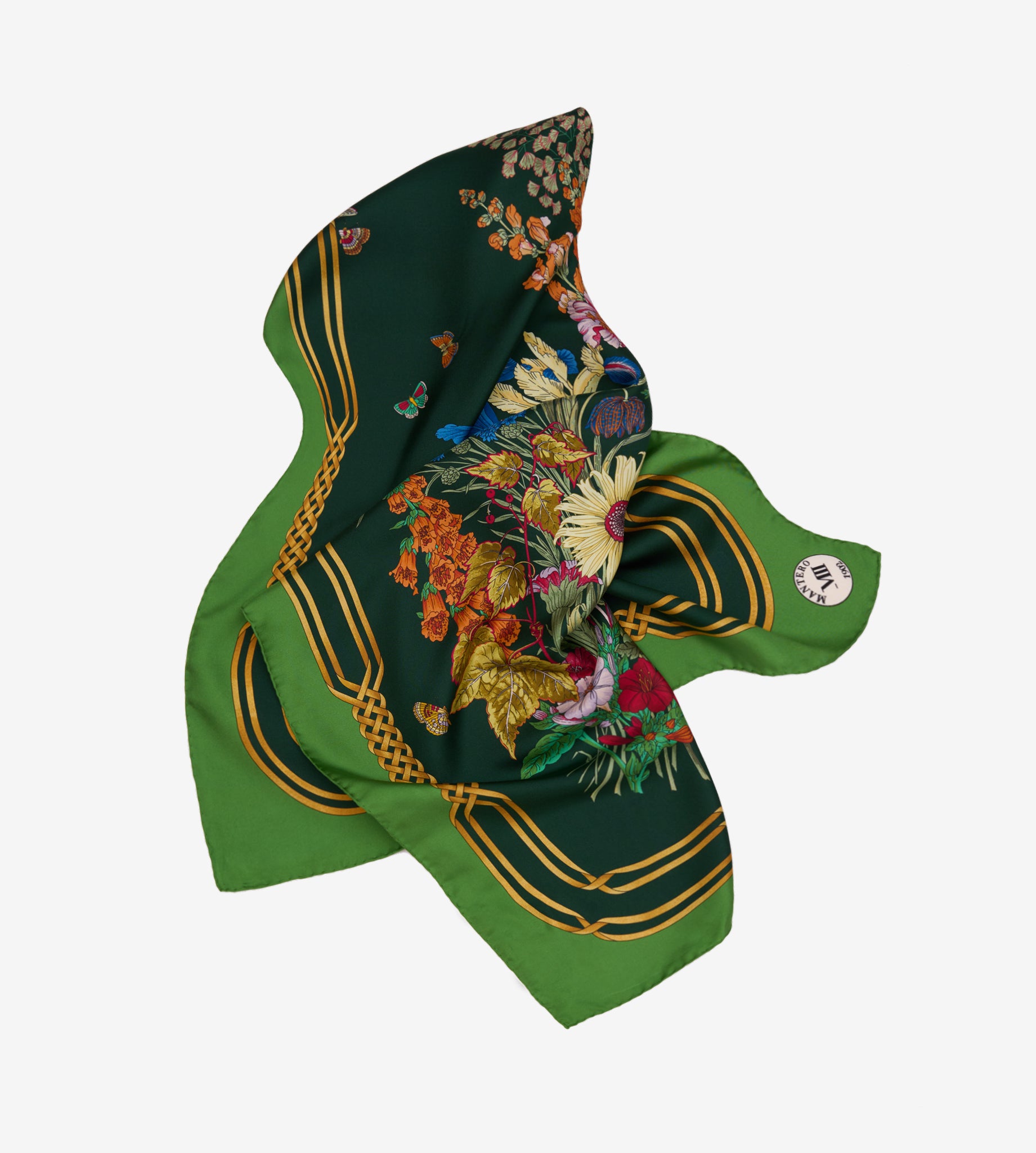 mantero-1902-archivio-n-50-bouquet-carr-classico-in-seta-90x90-cm-orlo-a-mano-ro image 8