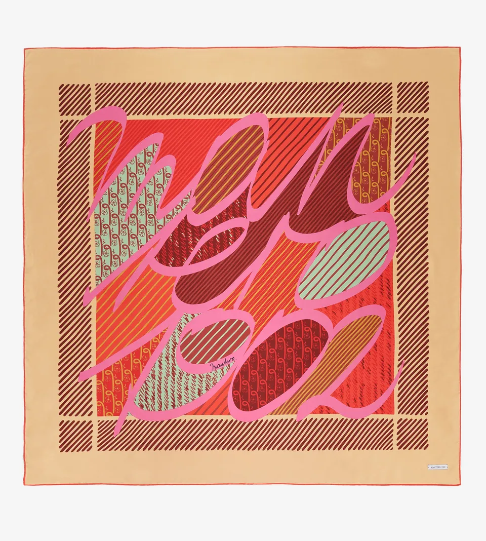 mantero-1902-via-volta-classic-carr-90x90-cm-roulottage-a-mano-made-in-italy image 1