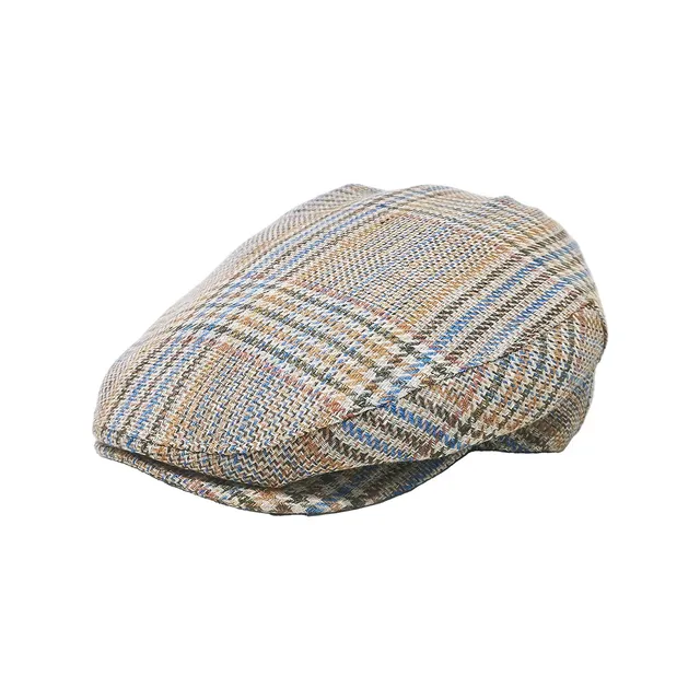 doria-1905-golf-coppola-a-piatto-uomo-in-lino-principe-di-galles image 1