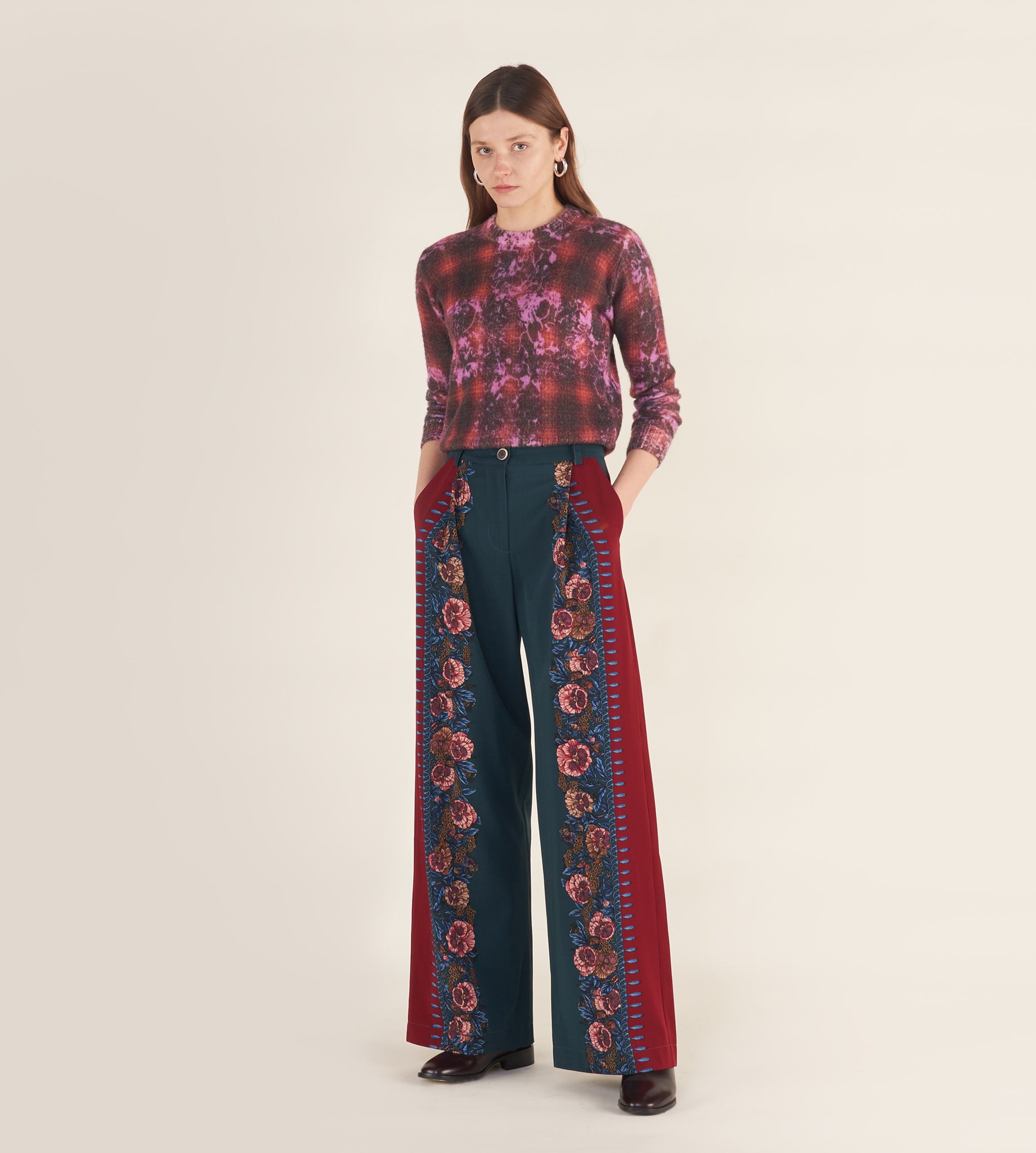 mantero-1902-colette-pantaloni-a-palazzo-2 image 2