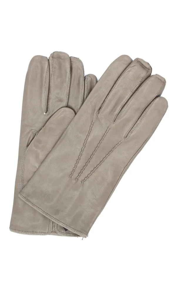 sermoneta-gloves-guanto-nappa-foderato-cashmere-fango image 1